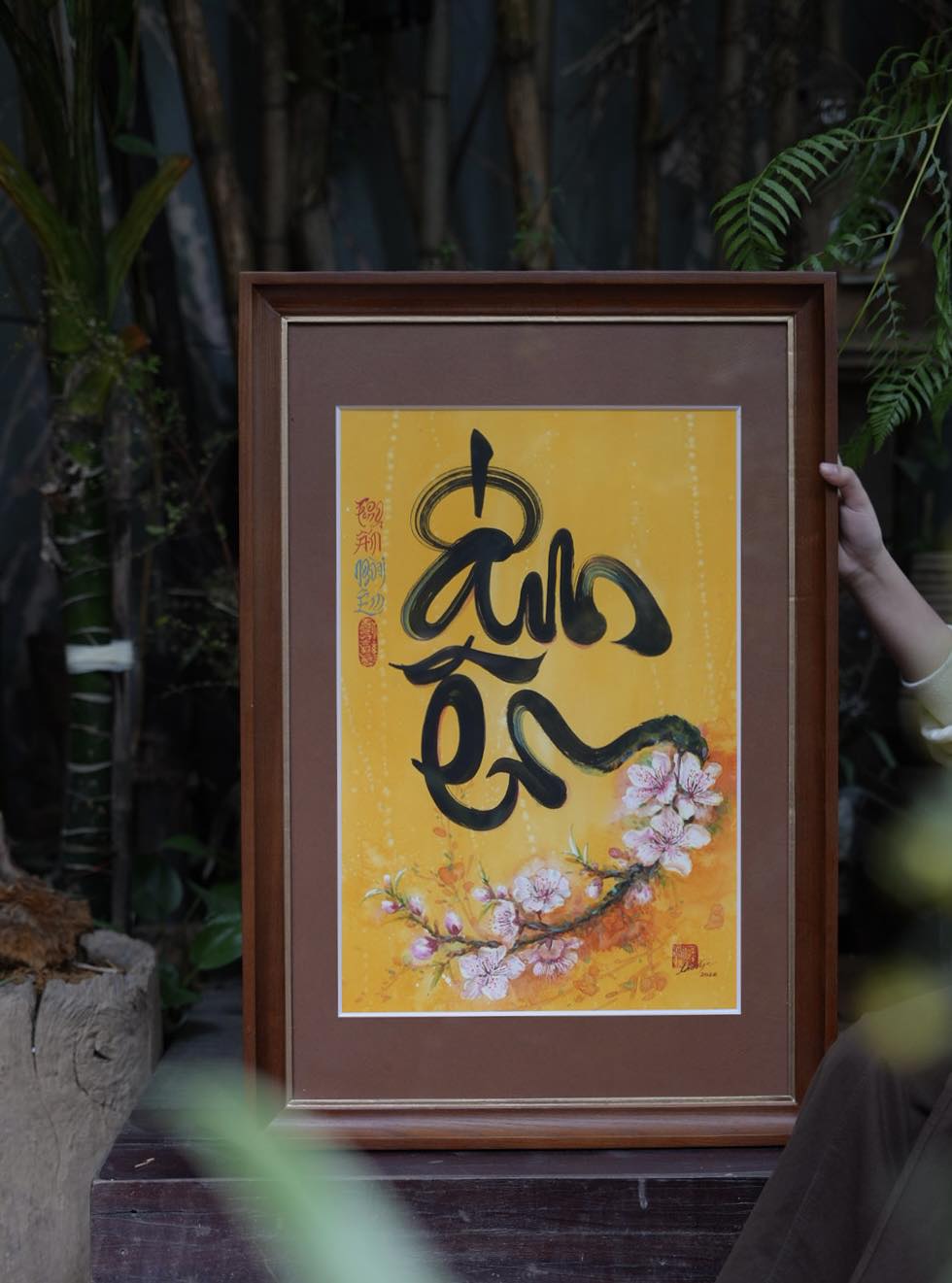 ẤM ÊM (Thư hoạ hoa Đào)