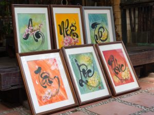 Thư hoạ để bàn | Sắc xuân 2026